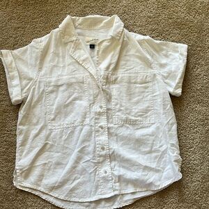 Universal Thread short sleeve white button down.